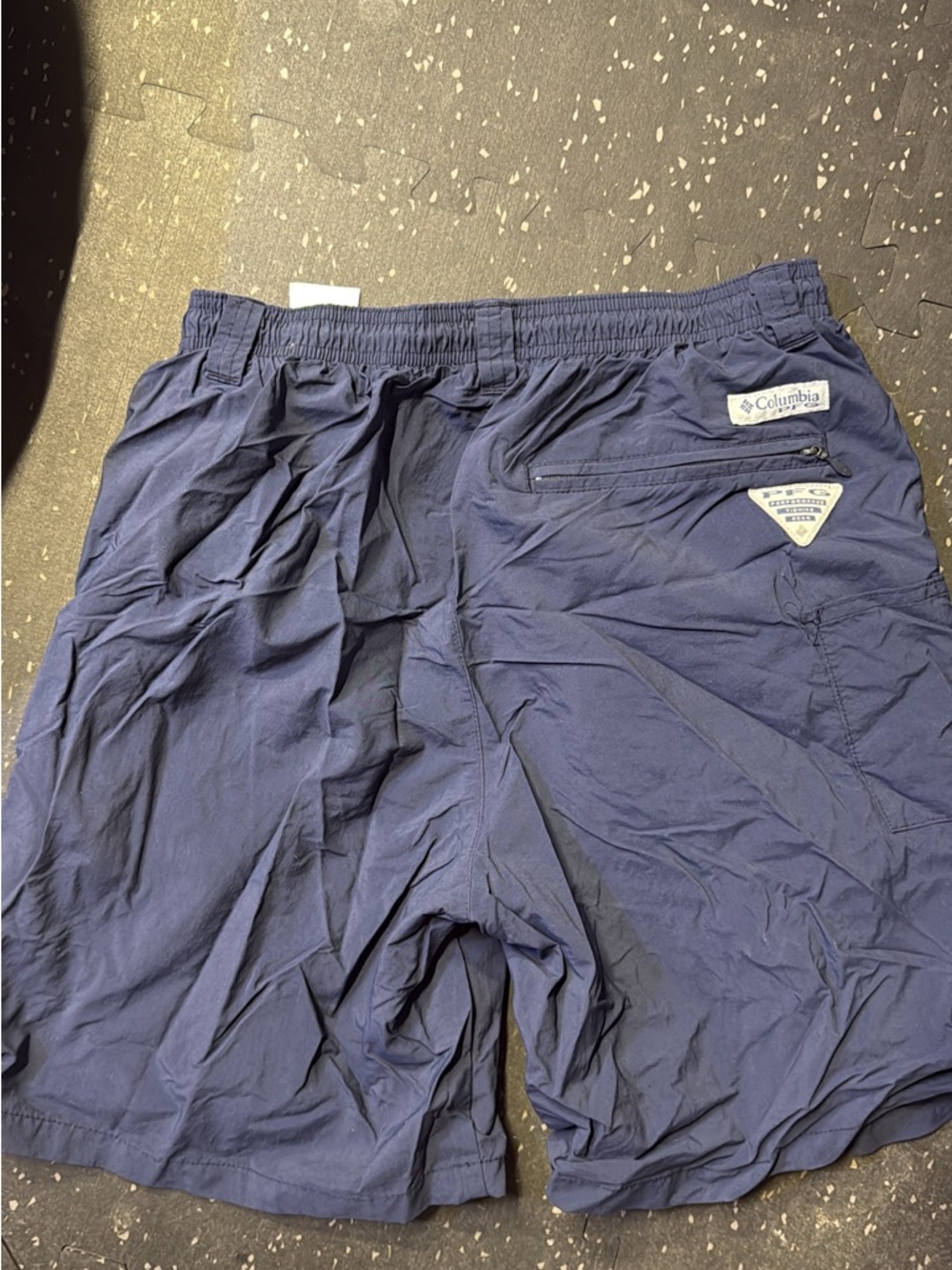 Columbia Men's Dark Blue Quick-Dry Outdoor Shorts